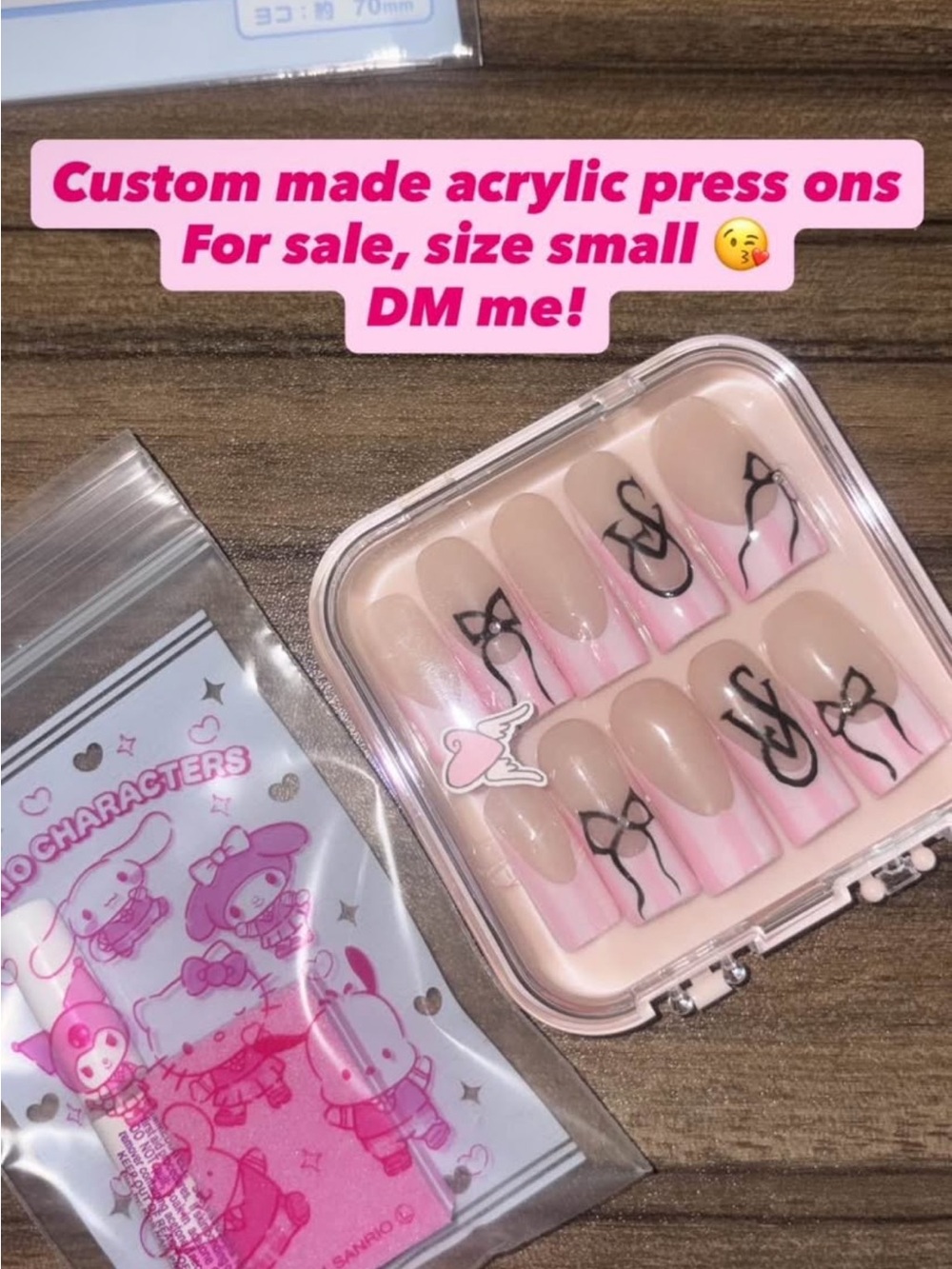 Custom Acrylic Press-On Nails